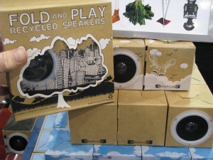 Cardboard speakers from OrigAudio