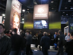 PowerMat booth at CES 2010