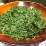 Chopped arugula at ShowStoppers