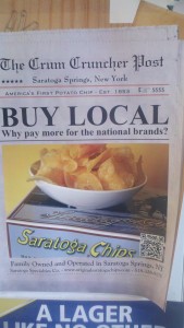 Saratoga Chips Advertising