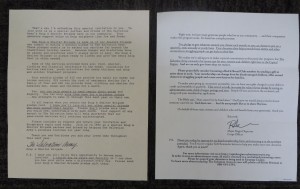 backs of planned giving letters